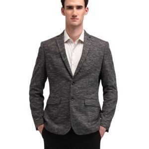 arrow-mens-brown-self-design-notch-collar-long-sleeve-formal-polyester-slim-fit-blazer