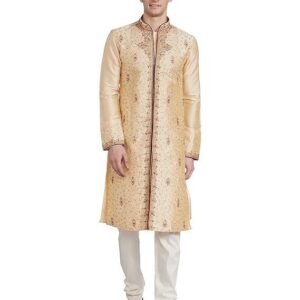 manyavar-mens-cotton-solid-regular-kurta-set