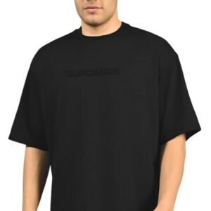 Skechers Men's Solid Regular Fit T-Shirt