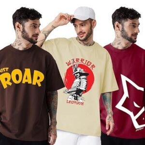 leotude-mens-cotton-regular-fit-half-sleeve-oversized-tshirt-round-neck-longline-drop-shoulder-ful-printed-combo-t-shirt