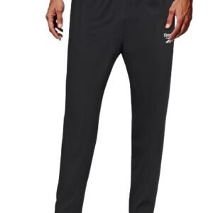 Reebok Men's Track Pant | Training | Essential Poly Knit Trackpnat | Regular FIT | 100% Polyester with Speedwick tech