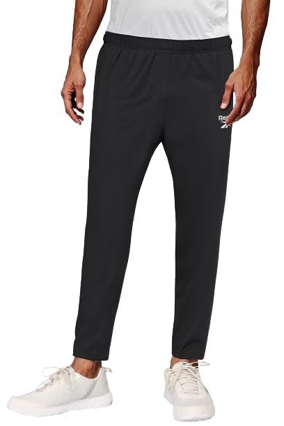 Reebok Men's Track Pant | Training | Essential Poly Knit Trackpnat | Regular FIT | 100% Polyester with Speedwick tech