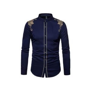 zafoni-men-shirts-spring-style-solid-floral-embroidered-solid-dress-shirts-slim-fit-casual-long-sleeve-shirt