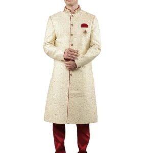 manish-creations-mens-slim-fit-floral-embroidery-ethnic-sherwani-set