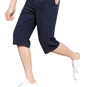 sports-shorts-cropped-pants-summer-clothes-mens-3-4-length-outdoor-shorts-bottoms-large-size-loose-plain-cool-breathable-quick-drying-comfortable-lightweight-shorts-sweatshirt